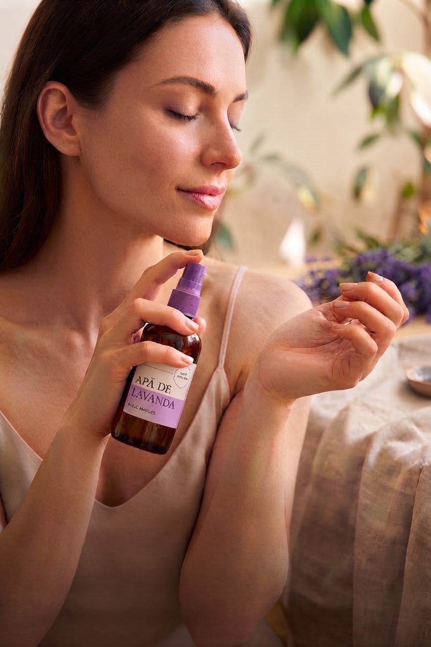 Pachet - Răsfăț cu Lavandă - 3 x Apă florală de lavandă, 100% naturală, spray, 100ml - imagine 9